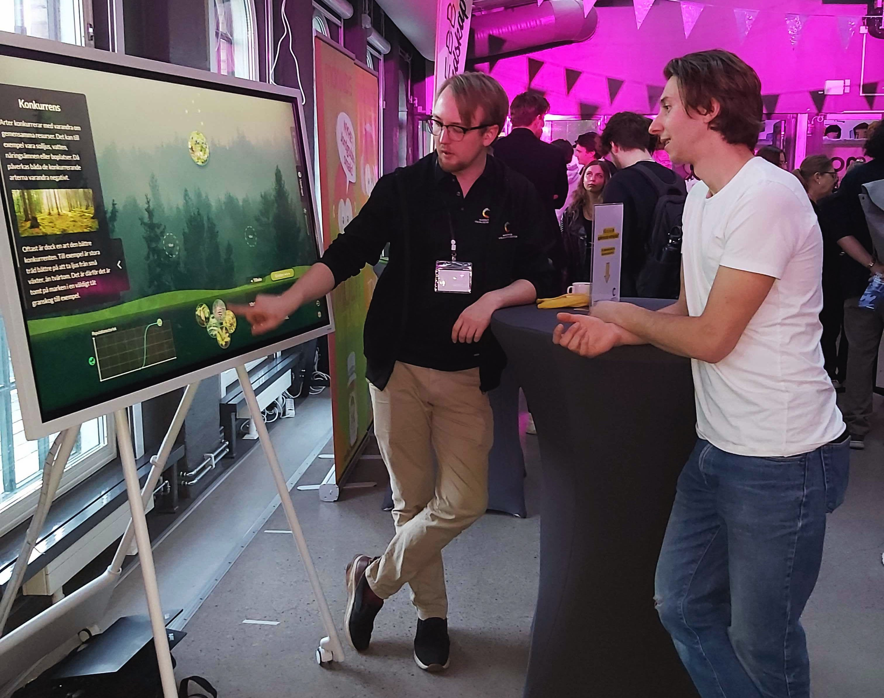 Måns at Medieteknikdagen