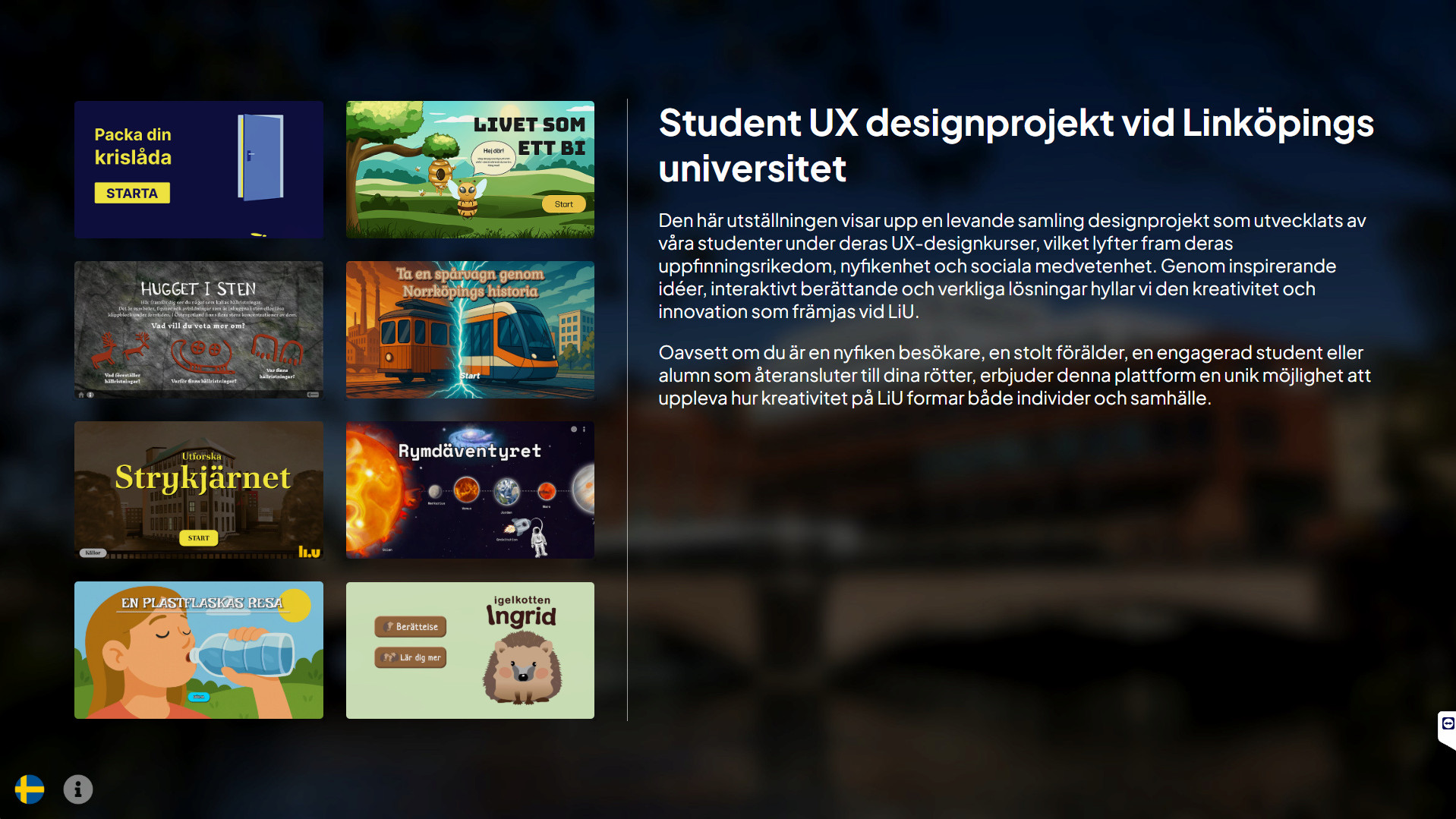 Start page