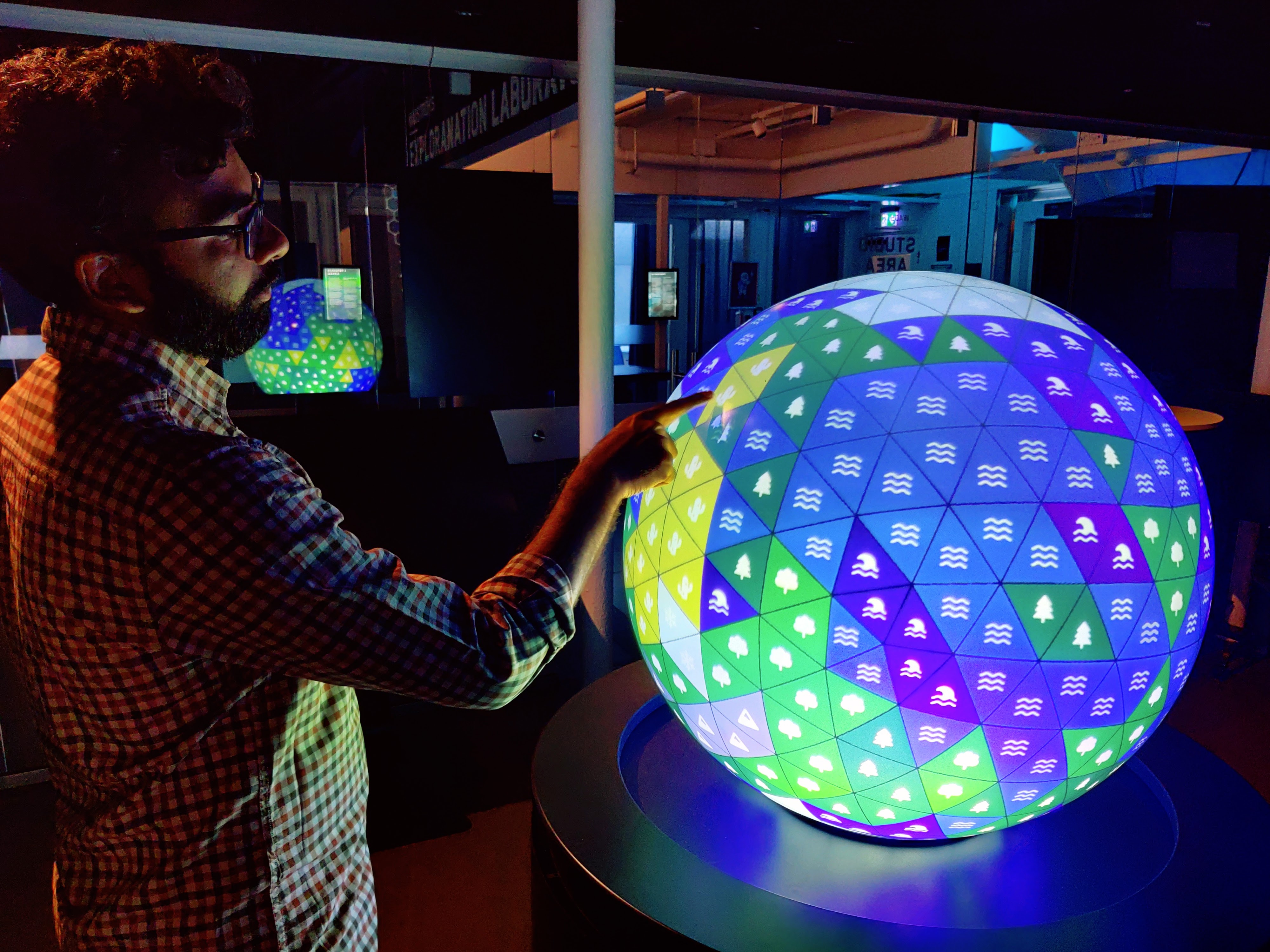 Shreyas testing out PlanetBuilder