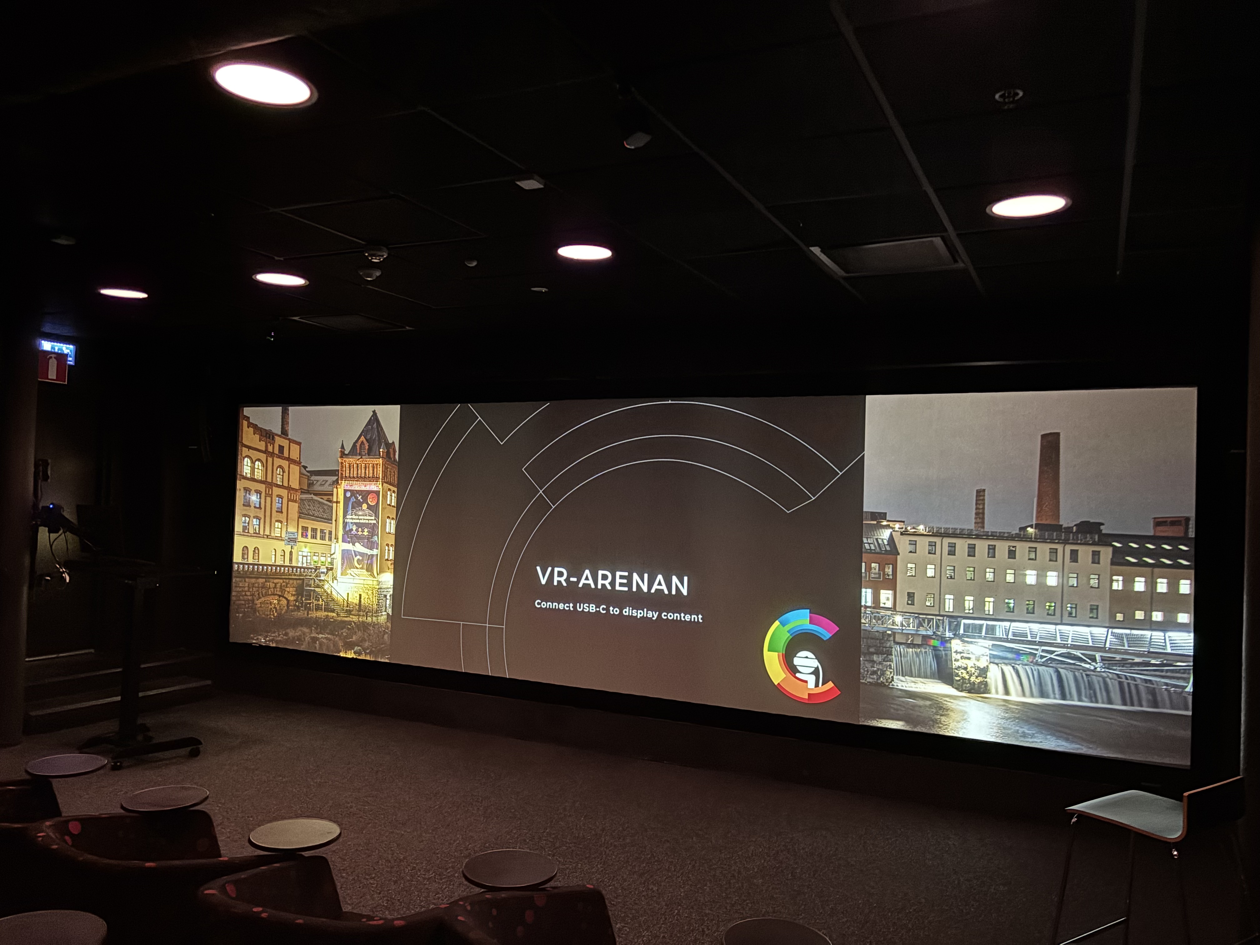 VR-arena presentation